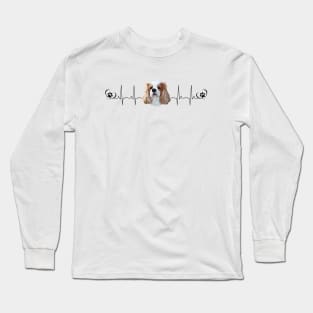 My Heart Beats for my Blenheim Cavalier King Charles Spaniel Long Sleeve T-Shirt